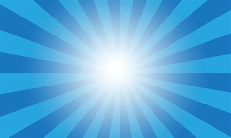 Blue Sun Rays Vector And Illustration Background Light 9096061 Vector