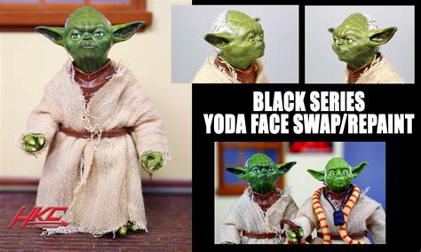 Star Wars Black Series Repaints Yoda He Was More Of A Face Swap That