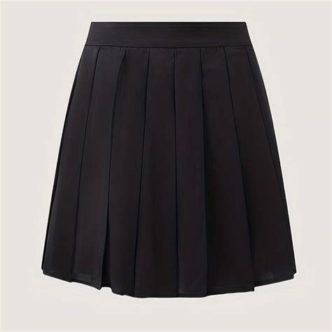 Kpop Black Pleated Skirts Japanese School Uniform Anime Cosplay Jk