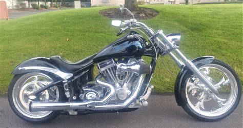 2005 Big Dog Mastiff (Black/Blue Flames), Hillsboro, Oregon (1074003