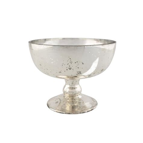 Decorative Bowl Antique Silver Adorn Goods