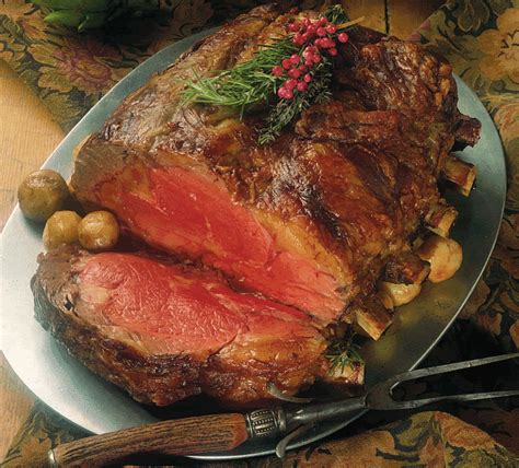 Prime rib roast doesn't need a marinade or any complicated preparations; Prime Rib: The Perfect Party Food for Festive Friday! • The Heritage Cook