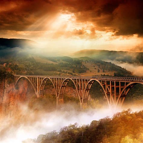 Durdevica Tara Đurđevića Tara Bridge ~ Great Panorama Picture