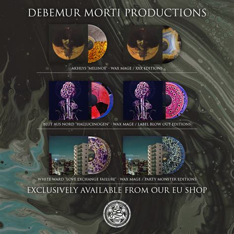 Shop Update New Exclusive Vinyl Editions Debemur Morti Productions