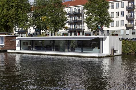 Live On The River With 31 Architects Floating Villa In Amsterdam