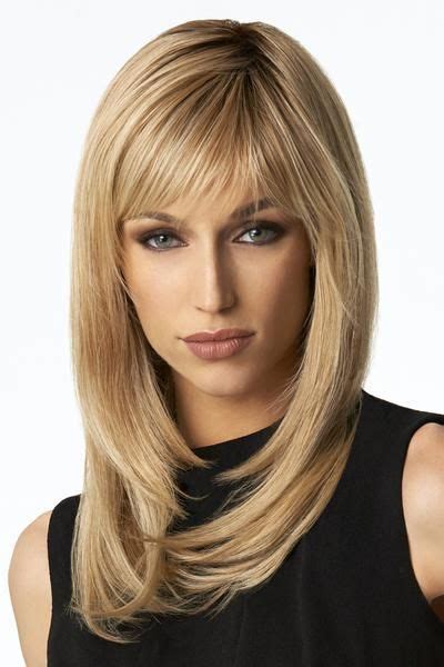 Shoulder Length Blonde Hair With Bangs New Natural Hairstyles