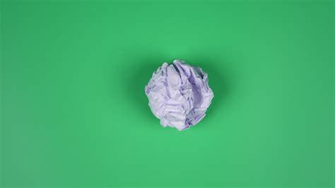 Stop Motion Animation Paper Wrinkles Green Screen 9335974 Stock Video