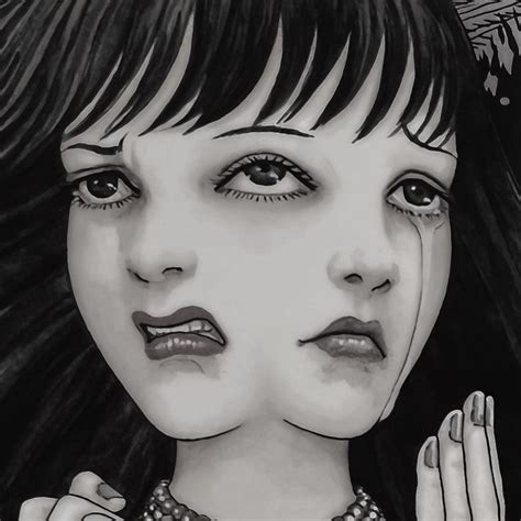 Woman With Two Faces Junji Ito Lilies Cover Art Zone Nose Ring