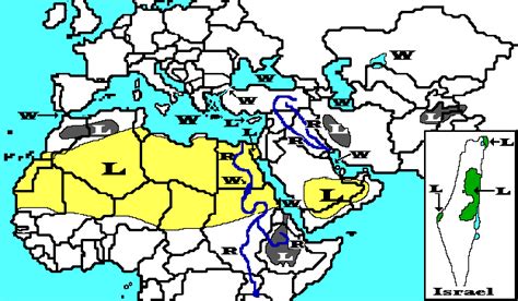 Physical Map Of Southwest Asia And North Africa Asia Africa Map