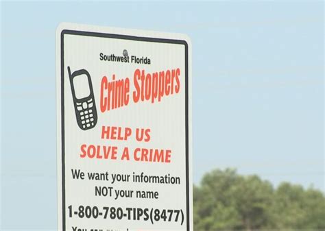 Swfl Crime Stoppers Hopes New Signs Will Help Fight Crime Wink News