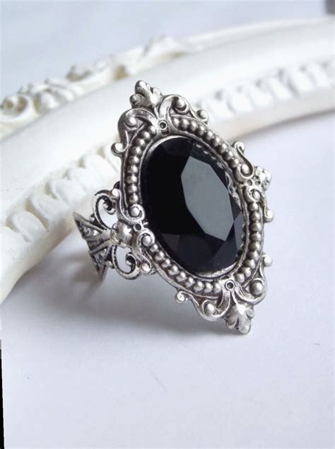 12 Jewelry Accessories Rings Black Victorian Rings Gothic Jewelry