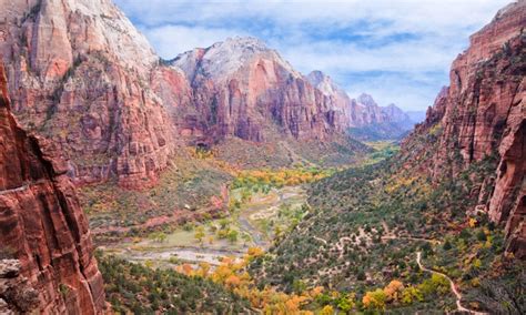 Zion National Park Trails And Maps Trail Guide Alltrips