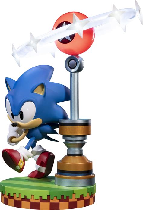 Sonic The Hedgehog Pvc Painted Statue Sonic Collectors Edition