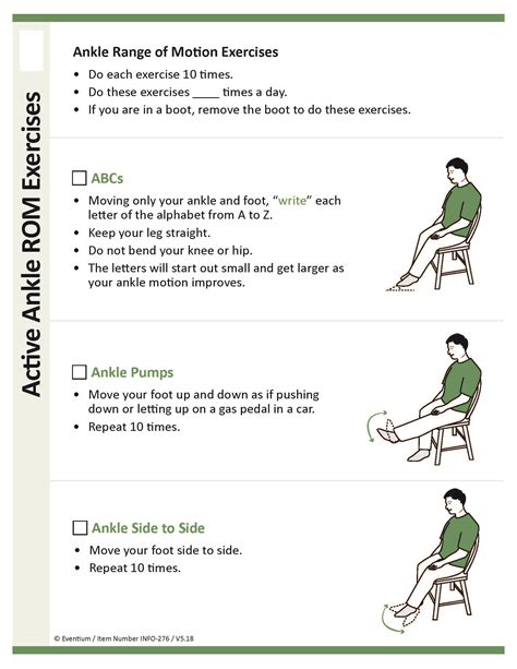 Active Ankle Rom Exercises Eventium