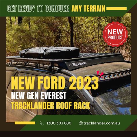 Introducing the Tracklander Roof Rack for the 2023 Ford Everest SUV