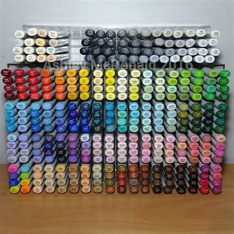 Unity Excitation Dizzy Copic Markers Full Set 358 Pencil Rear Moat