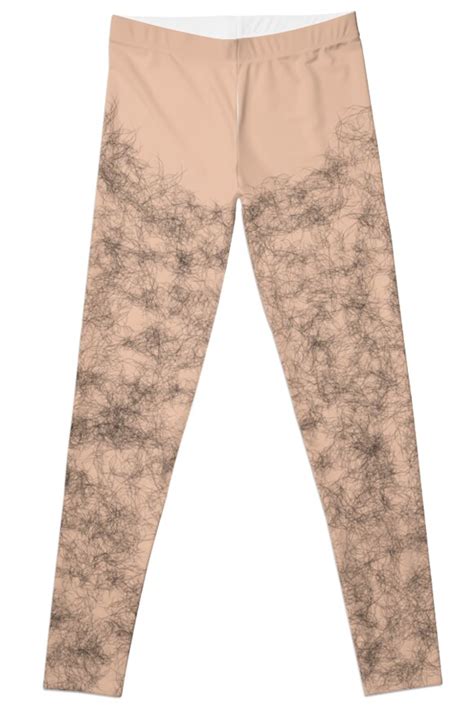 hairy legs leggings by pasito clothing redbubble
