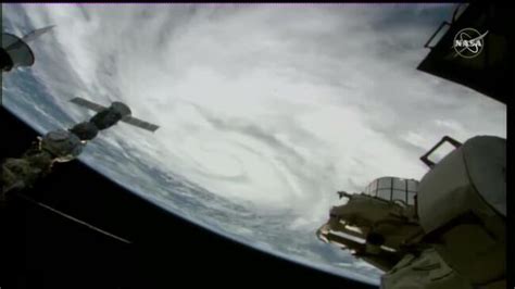 Nasa Captures Footage Of Hurricane Ian From International Space Station
