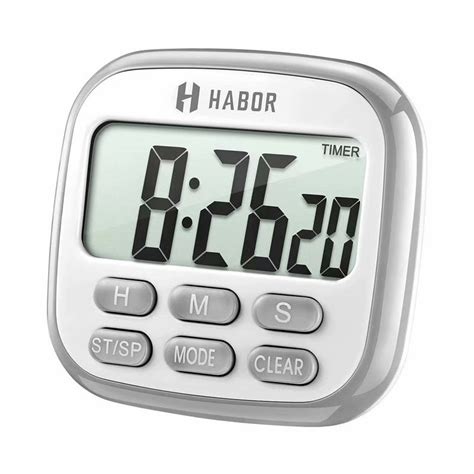 Habor Digital Kitchen Timer Cooking Timer Clock Strong Magnetic