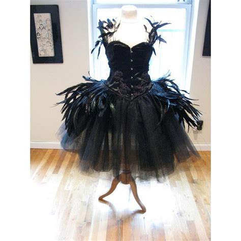 Made To Order Deluxe Black Swan Dress Costume Burlesque Tulle Liked