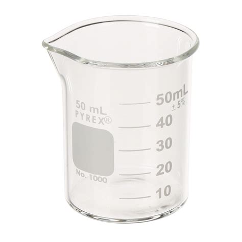 Beaker Glass 50ml Pk 12 Aquaphoenix Scientific