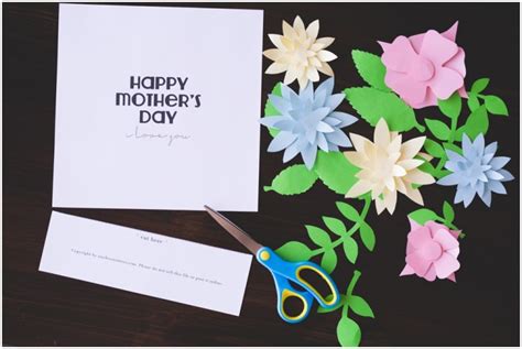 Mothers Day Crafts For Kids Free Printable Templates Six Clever