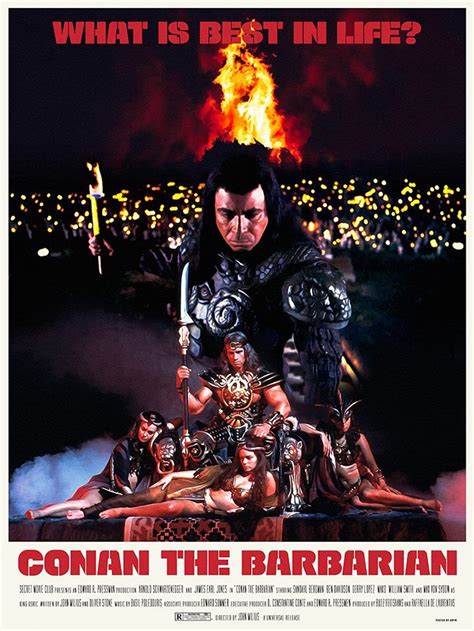 Conan The Barbarian Movie Poster — Secret Movie Club