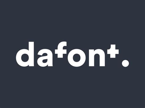 Dafont Concept Brand Identity Design App Design Branding Design Logo