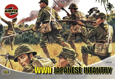 Airfix A01718 172 Scale Japanese Infantry Figures Classic Kit Series 1