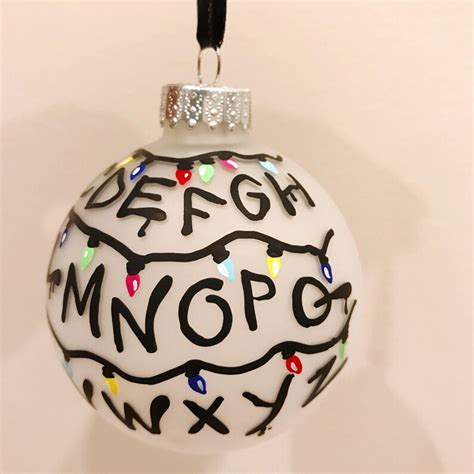 Stranger Things Ornament Hand Painted Christmas Ornament Etsy