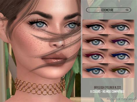 Rayleigh Eyeliner N222 Sims 4 Makeup Mod Modshost
