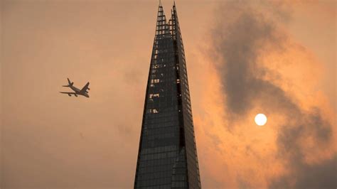 Man Seen Climbing Up Londons 310 Metre Tall Shard Skyscraper