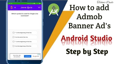 How To Add Admob Banner Ads In Android Studio 2020 Youtube