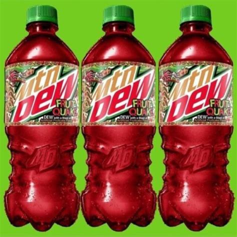 New Limited Edition Christmas 2022 Mountain Dew Fruit Quake 3 Pack 20