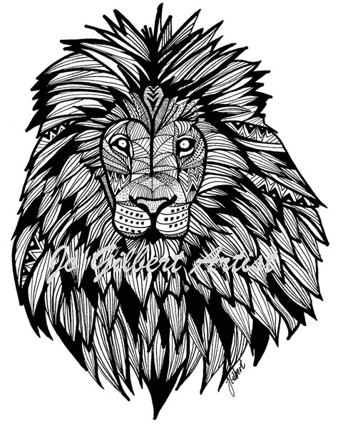 Lion Adult Coloring Printable Coloring Pages Adult Coloring Books