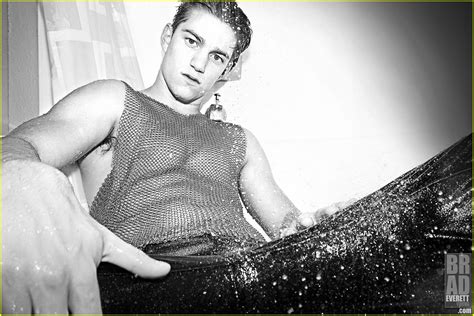 American Horror Stories Nico Greetham Poses For Sexy Shower Shoot