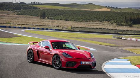 Download Porsche Cayman Gt4 Color Guards Red Front Hd By Lauriemack