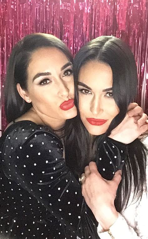 Brie And Nikki Bella From Busy Tonight Photo Booth Pics E News