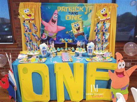 Spongebob Theme Birthday Party