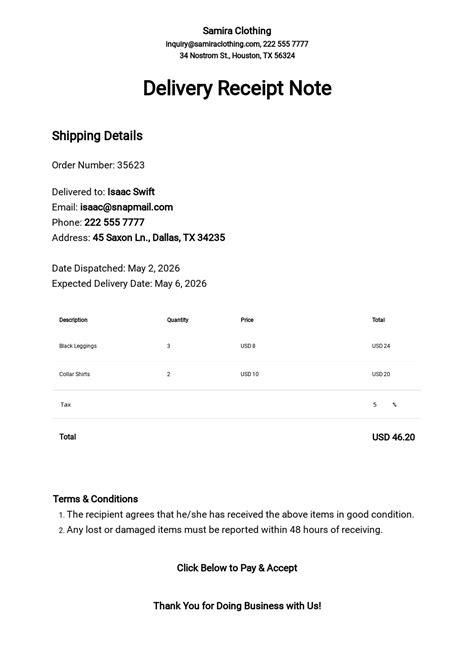 FREE Delivery Note Template In Microsoft Excel XLS Template Net