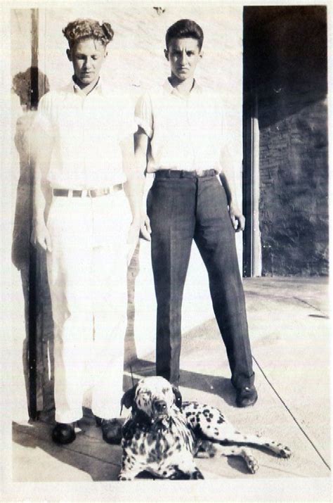 Vintage Phototwo Guys And Their Dog 1930s Found Photo Etsy