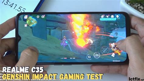 Realme C35 Genshin Impact Gaming Test Unisoc T616 ICTfix