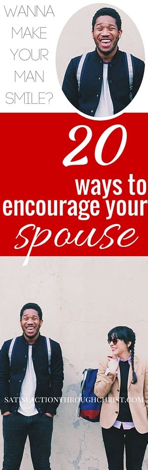 20 Ways To Encourage Your Spouse Satisfaction Through Christ