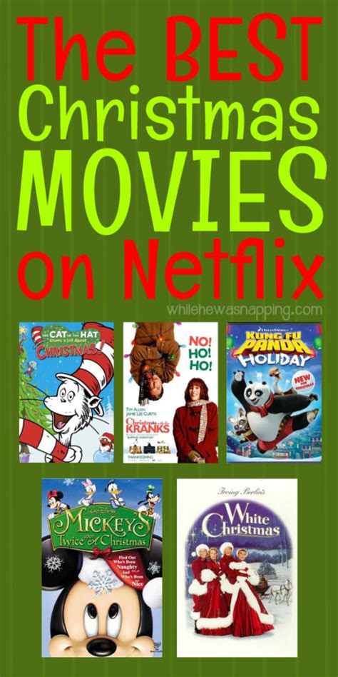 There are so many good family christmas movies to watch on netflix this year! Best Christmas Movies on Netflix | While He Was Napping