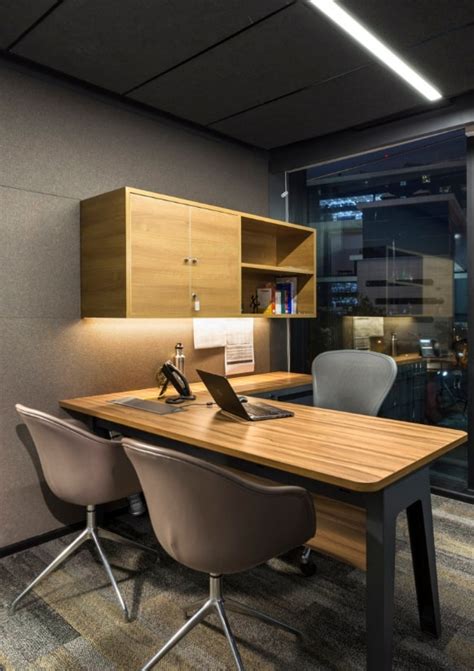 The glass window provides a lot of natural. Home-Office Design Concept was Inspired by the Mid-Century ...