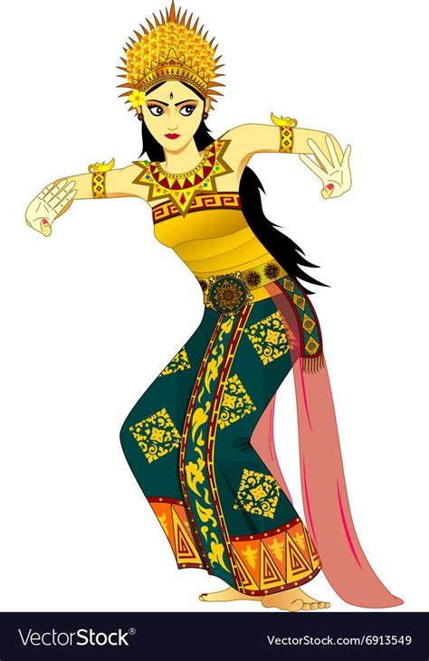 Balinese Dancer Traditional Art From Bali Island Indonesia Download