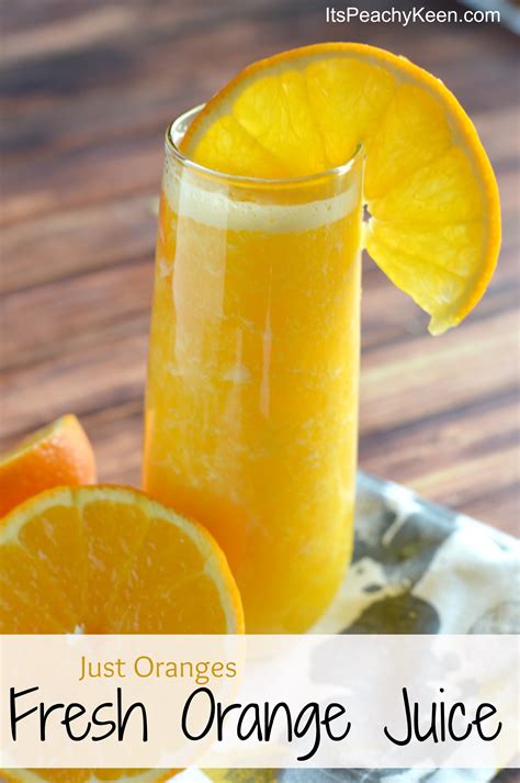 Homemade Orange Juice Its Peachy Keen