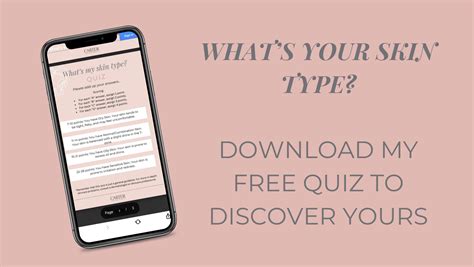 Discover Your Skin Type Free Quiz