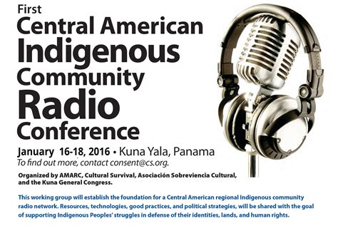 First Central American Indigenous Radio Conference To Take Place In Panama Cultural Survival