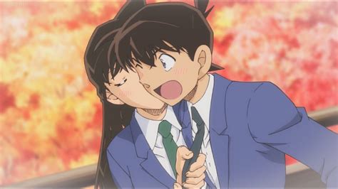 shinichi s first kiss from ran part 2 detective conan youtube